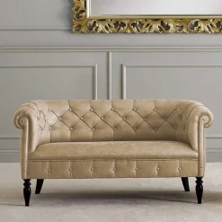 Best Wohnen Elegantes Design Sofa im Chesterfield Look - Kiano