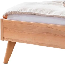 Wohnen Elegantes Holzbett aus geölter Wildeiche - Mathan
