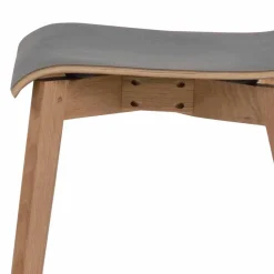 Sale Wohnen Essstuhl in Schwarz & Natur - Vulias (2er Set)