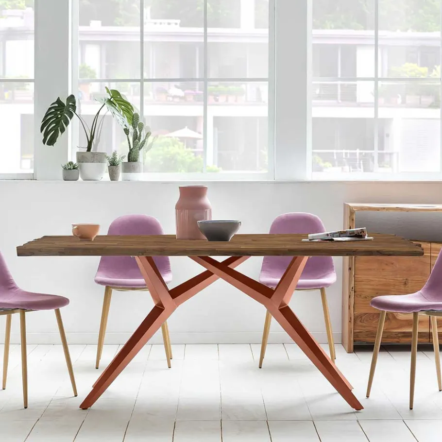 Sale Wohnen Esstisch aus Altholz Teak - Glorious