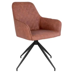 Best Wohnen Esstisch Drehstuhl in Cognac Braun - Dress
