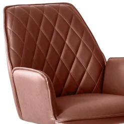 Wohnen Esstisch mit Drehsesseln Set - Eboniar (fünfteilig)