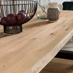 Sale Wohnen Esstisch mit Naturkante aus Eiche - Morienta