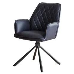 Clearance Wohnen Esstisch und Drehsessel Set - Ewana (fünfteilig)
