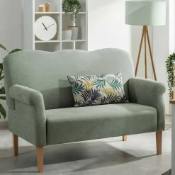 New Wohnen Esstisch Zweisitzer Sofa in Hellgrün - Ashron