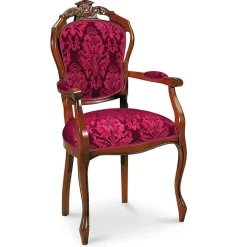 Best Wohnen Esstischstuhl mit Armlehnen im Barockstil - Vennezo