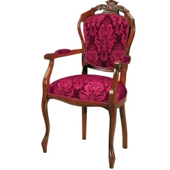 Best Wohnen Esstischstuhl mit Armlehnen im Barockstil - Vennezo