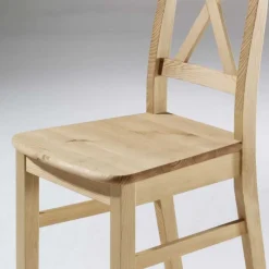 Outlet Wohnen Esstischstuhl Piatra aus Kiefer Massivholz (2er Set)