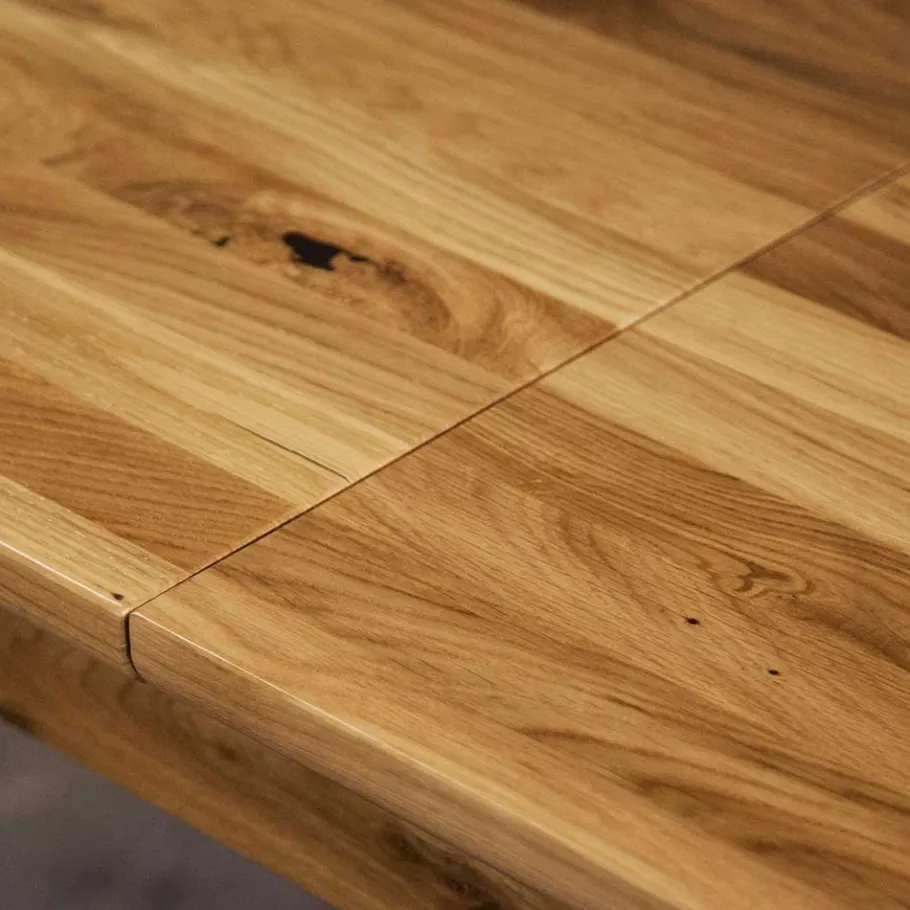 Clearance Wohnen Esszimmer Ausziehtisch aus Holz Wildeiche - Eavy