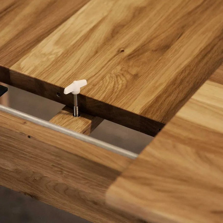 Clearance Wohnen Esszimmer Ausziehtisch aus Holz Wildeiche - Eavy