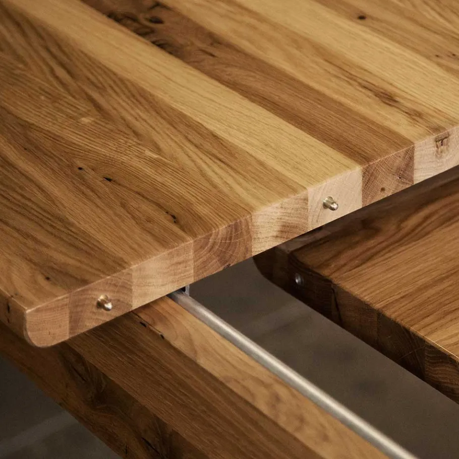 Clearance Wohnen Esszimmer Ausziehtisch aus Holz Wildeiche - Eavy