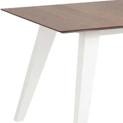 Wohnen Esszimmer Ausziehtisch in Walnuss & Weiß - Halvona