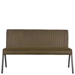 New Wohnen Esszimmer Bank mit Lehne in Oliv Grün Microfaser - Sorellas