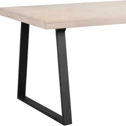 New Wohnen Esszimmer Esstisch aus White Wash Eiche - Ledicatos