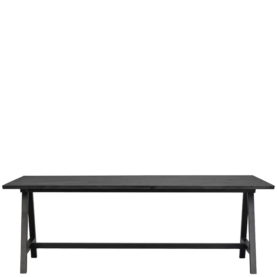 Clearance Wohnen Esszimmer Esstisch in Schwarz aus Eiche - Adrano