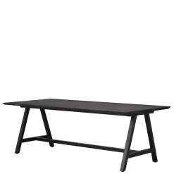 Clearance Wohnen Esszimmer Esstisch in Schwarz aus Eiche - Adrano