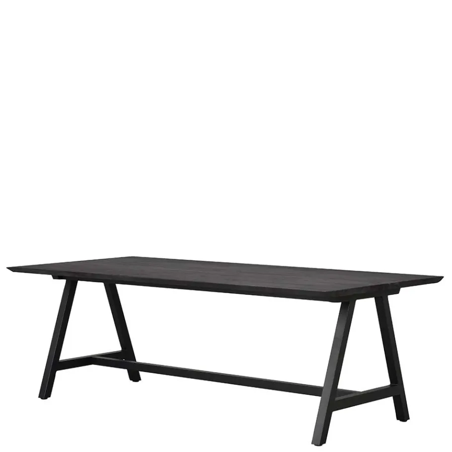 Clearance Wohnen Esszimmer Esstisch in Schwarz aus Eiche - Adrano