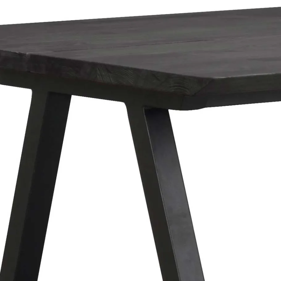 Clearance Wohnen Esszimmer Esstisch in Schwarz aus Eiche - Adrano