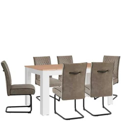 Discount Wohnen Esszimmer Esstisch in Wildeiche Optik - Pardial