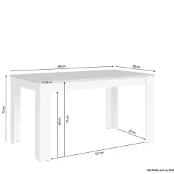 Discount Wohnen Esszimmer Esstisch in Wildeiche Optik - Pardial