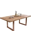 Outlet Wohnen Esszimmer Esstisch mit Altholz-Platte aus Teak - Coras