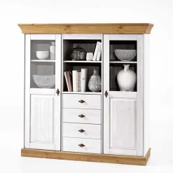 Outlet Wohnen Esszimmer Highboard Sibiuta im Landhausstil