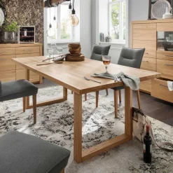 Hot Wohnen Esszimmer Holztisch aus geölter Wildeiche - Loitons