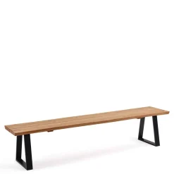 New Wohnen Esszimmer Sitzbank mit natürlicher Baumkante - Sympatia