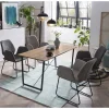 Clearance Wohnen Esszimmer Sitzgruppe mit Armlehnstühlen - Ninjos (fünfteilig)
