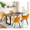 Clearance Wohnen Esszimmer Sitzgruppe Set - Hemorian (fünfteilig)