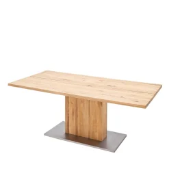 Sale Wohnen Esszimmer Säulentisch Flatbay mit Balkeneichenholz