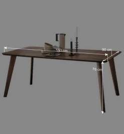 Best Wohnen Esszimmer Tisch aus Kernbuche in Braun geölt - Malawi