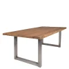 New Wohnen Esszimmer Tisch mit Teak Altholz Platte - Malaya