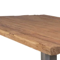 New Wohnen Esszimmer Tisch mit Teak Altholz Platte - Malaya