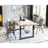 Sale Wohnen Esszimmer Tischgruppe mit 4 Stühlen - Tilveta I (fünfteilig)