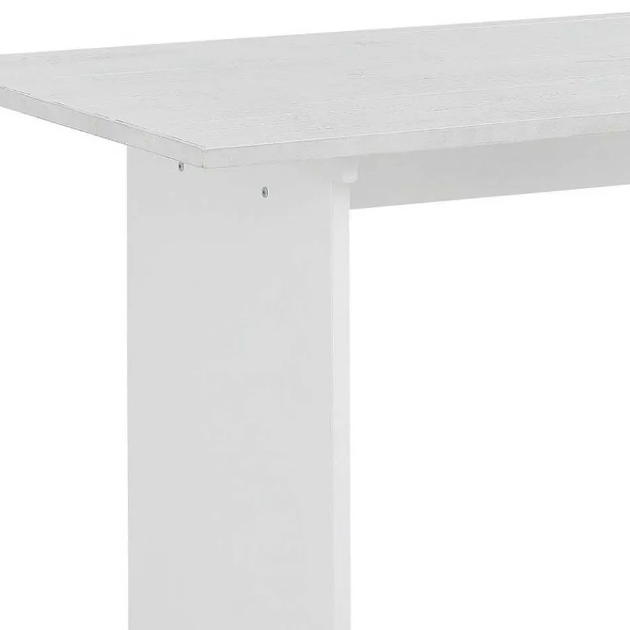 Hot Wohnen Esszimmer Wangentisch in Weiß lasiert - Vagniu