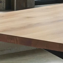 Clearance Wohnen Esszimmer Wildeiche Esstisch mit Mikado Fußgestell - Shajan