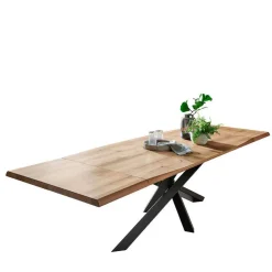 Clearance Wohnen Esszimmer Wildeiche Esstisch mit Mikado Fußgestell - Shajan