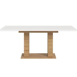 Outlet Wohnen Esszimmer-Ausziehtisch mit Säulengestell - Andryas