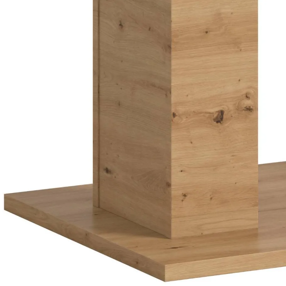 Outlet Wohnen Esszimmer-Ausziehtisch mit Säulengestell - Andryas