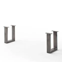 Best Wohnen Esszimmerbank in Walnuss Braun mit Altsilber - This