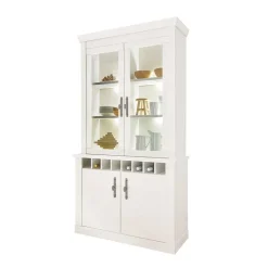 Clearance Wohnen Esszimmereinrichtung in weißer Holzoptik Pinie - Liancos (dreiteilig)