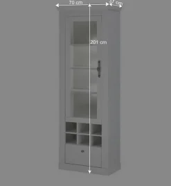 Sale Wohnen Esszimmerschrank Set in weißer Holzoptik Pinie - Liancos (dreiteilig)
