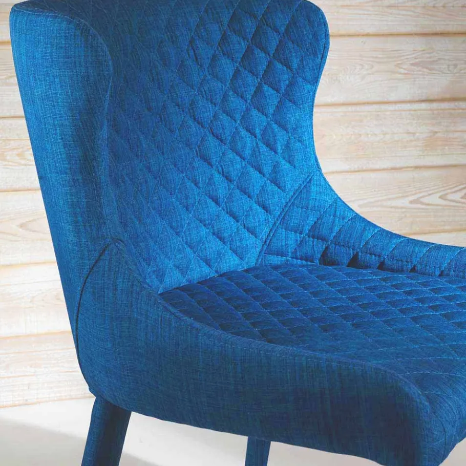 Discount Wohnen Esszimmerstuhl Gremas in Blau