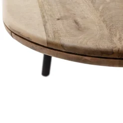 Outlet Wohnen Esszimmertisch aus Holz Akazie Hell - Deda