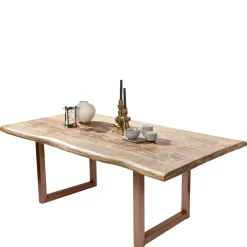 Best Wohnen Esszimmertisch mit Baumkante aus Holz Mango - Exotica