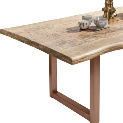 Best Wohnen Esszimmertisch mit Baumkante aus Holz Mango - Exotica