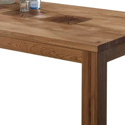 New Wohnen Esszimmertisch Troncon aus Wildeiche Massivholz