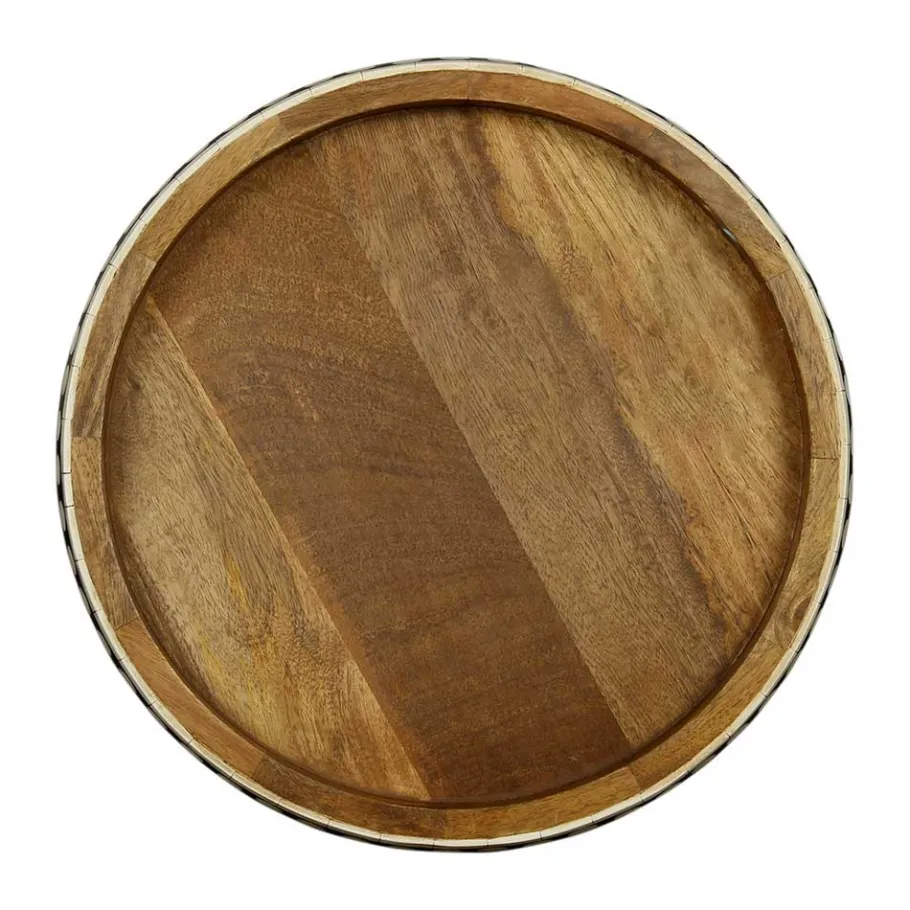 Discount Wohnen Ethno Style Beistelltisch aus Massivholz Mango - Piton