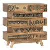 Outlet Wohnen Ethno Style Design-Kommode handbemalt - Azua